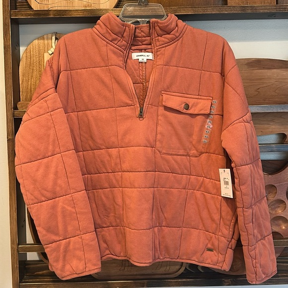 O'Neill Tops - O’Neil Quilted Quarter Zip Pullover Sweatshirt